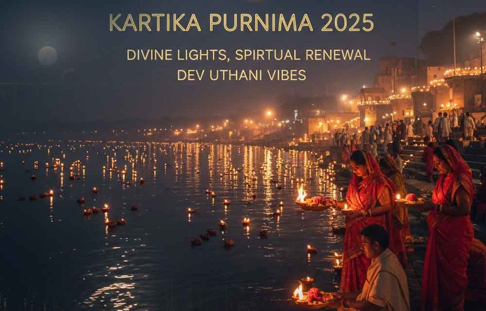 Devotees lighting diyas at Pushkar Lake during Kartik Purnima 2025 Pushkar Mela