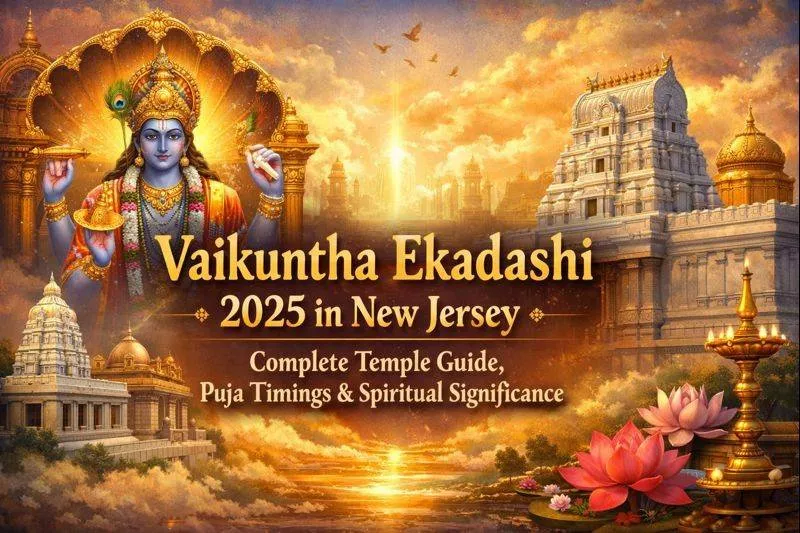 Vaikuntha Ekadashi 2025 in New Jersey: Complete Temple Guide, Puja Timings & Spiritual Significance