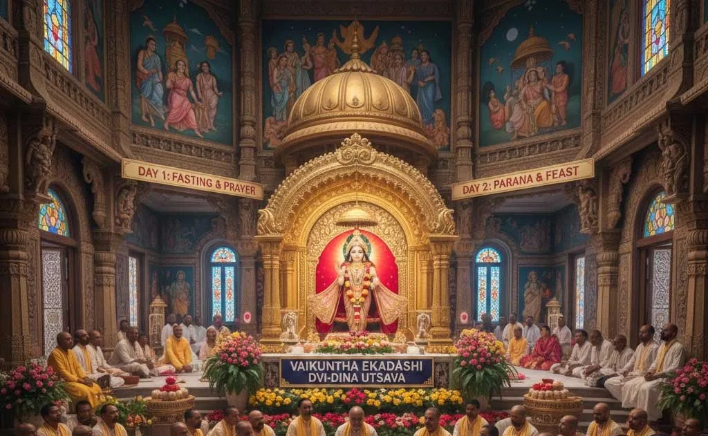 Why Does ISKCON Celebrate Vaikuntha Ekadashi for Two Days? Complete Guide — Spirituality