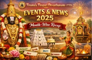 Tirumala Tirupati Devasthanams 2025: Complete Month-Wise Events & Updates