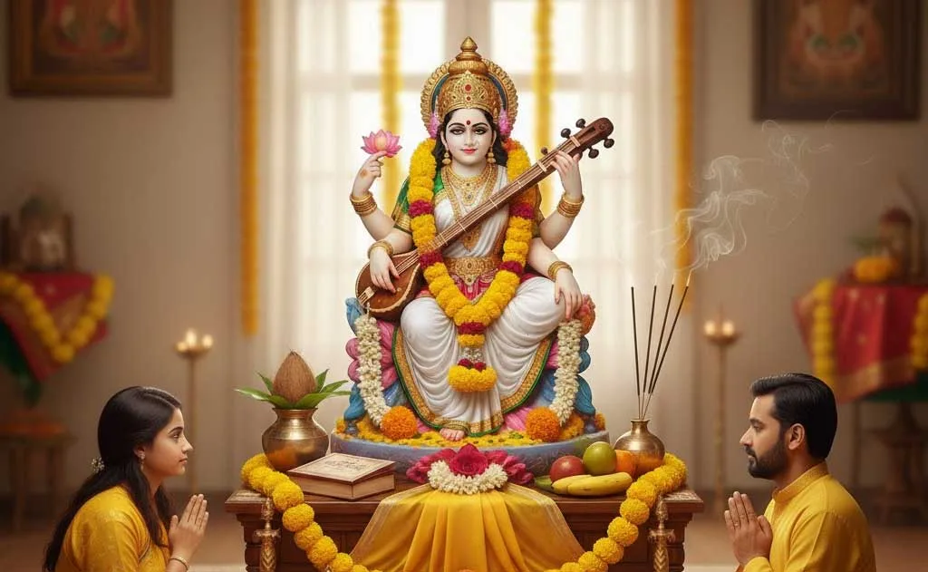 Vasant Panchami 2026: Saraswati Puja Date, Timings, Rituals, Mantras, Significance & Blessings for Knowledge & Wisdom — Spirituality