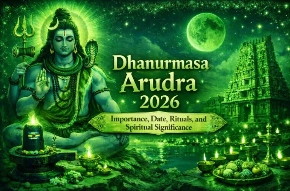 Dhanurmasa Arudra 2026: Importance, Date, Rituals, and Spiritual Significance — Festivals