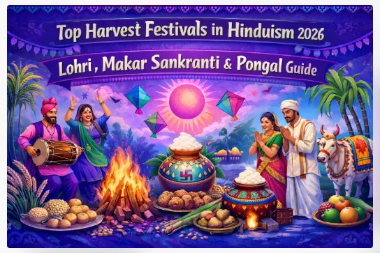 Top Harvest Festivals in Hinduism 2026: Lohri, Makar Sankranti &amp; Pongal Guide — Festivals