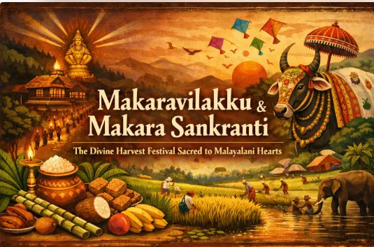 Makaravilakku and Makara Sankranti: The Divine Harvest Festival Sacred to Malayalam Hearts — Festivals