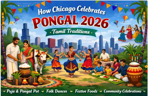 How Chicago Celebrates Pongal 2026: Tamil Traditions — Festivals