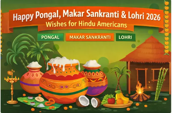 Happy Pongal, Makar Sankranti & Lohri 2026: Wishes for Hindu Americans
