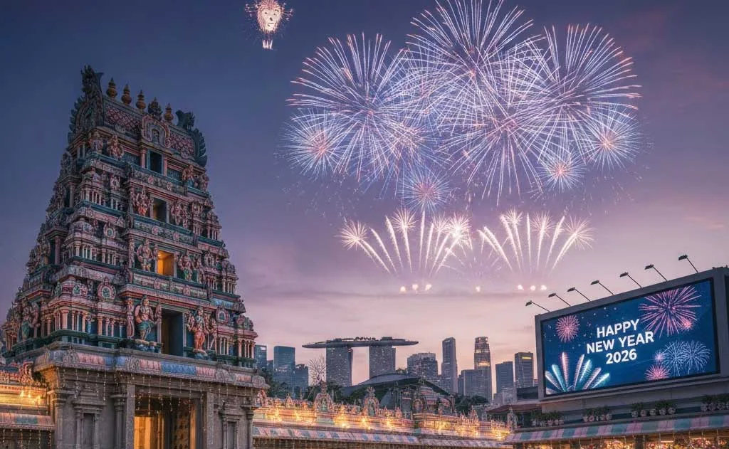 How Hindu Temples in Singapore Celebrated New Year 2026: Spiritual Devotion Amidst National Festivities — Global Hindu Presence