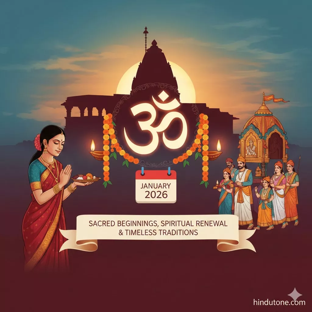 Hindu Festivals in January 2026: Sacred Beginnings, Spiritual Renewal &amp; Timeless Traditions — Festivals