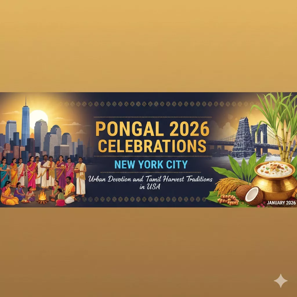 Pongal 2026 Celebrations in New York City: Urban Devotion and Tamil Harvest Traditions in USA — Festivals