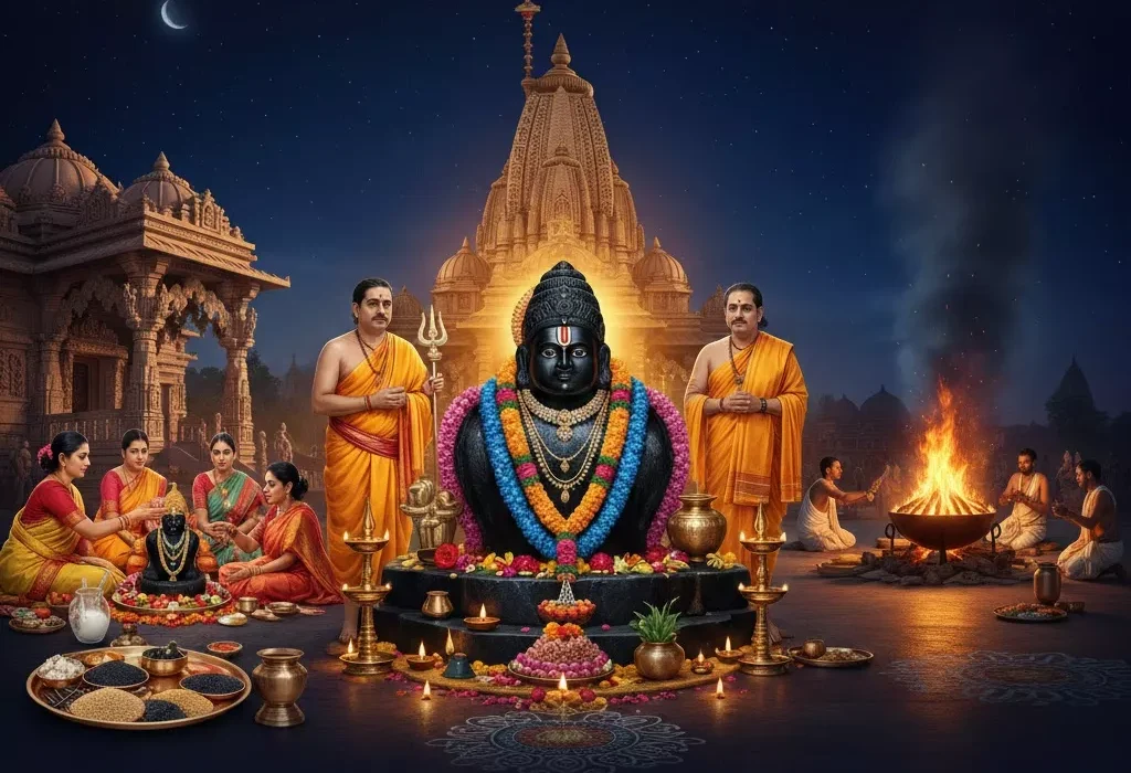 Know the complete Shani Trayodashi rituals followed by Hindus, including puja steps, fasting rules, charity, mantras, and remedies for Shani dosha.