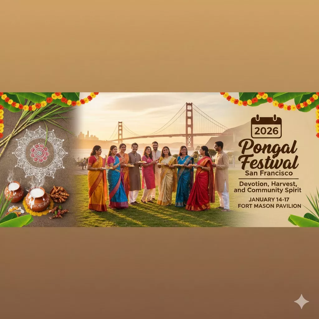 Pongal Festival 2026 in San Francisco: Devotion, Harvest, and Community Spirit — Festivals
