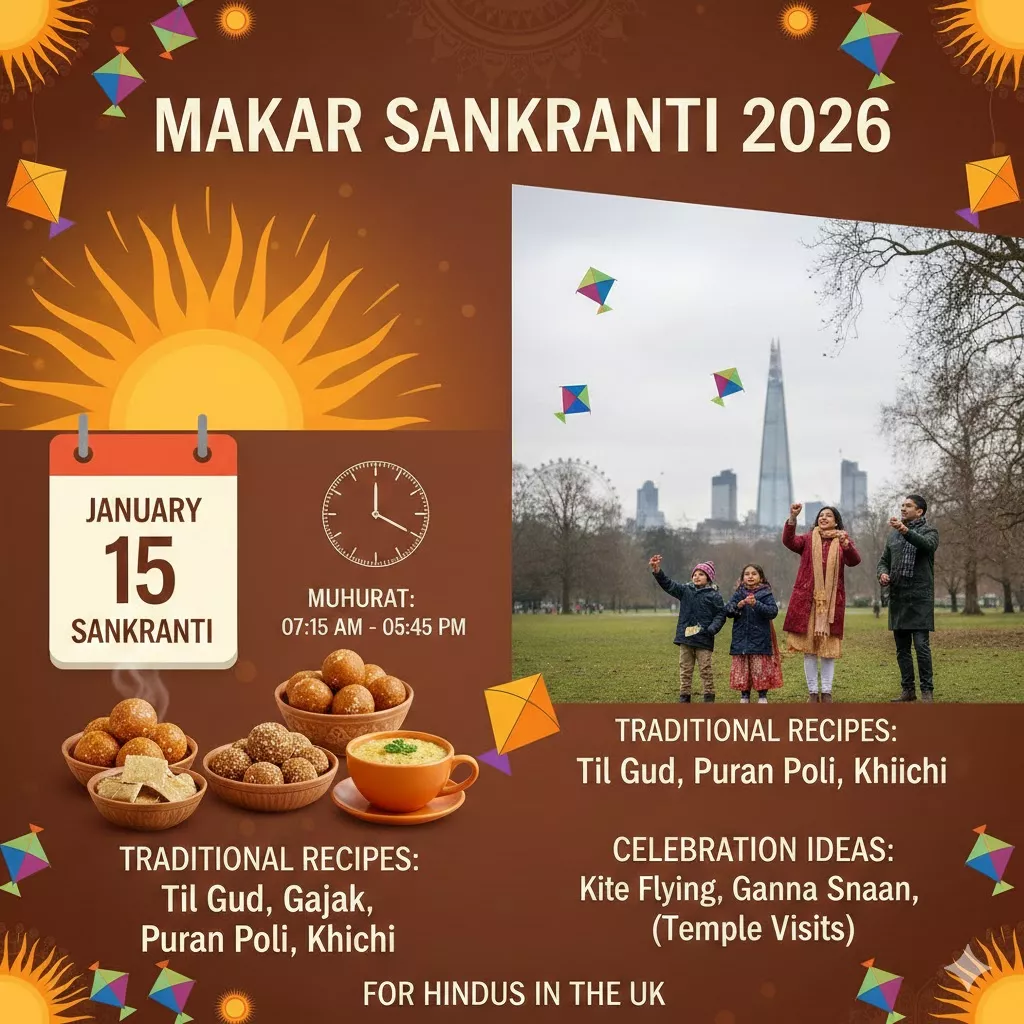 Makar Sankranti 2026: Date, Muhurat, Traditional Recipes, and Celebration Ideas for Hindus in the UK