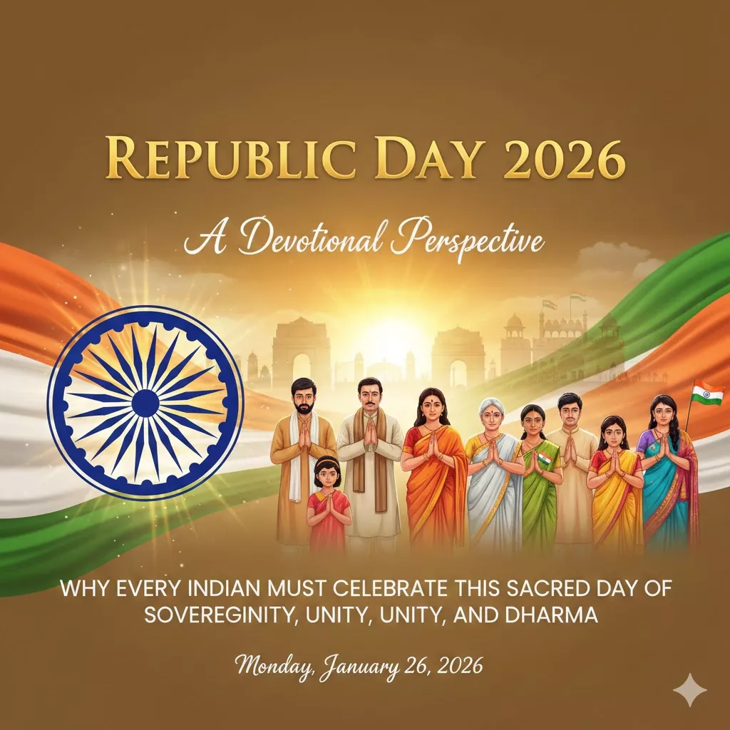 Republic Day 2026: Why Every Indian Must Celebrate This Sacred Day of Sovereignty, Unity, and Dharma – A Devotional Perspective