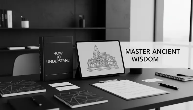 Ancient Hindu temple with intricate carvings depicting various deities and spiritual symbols