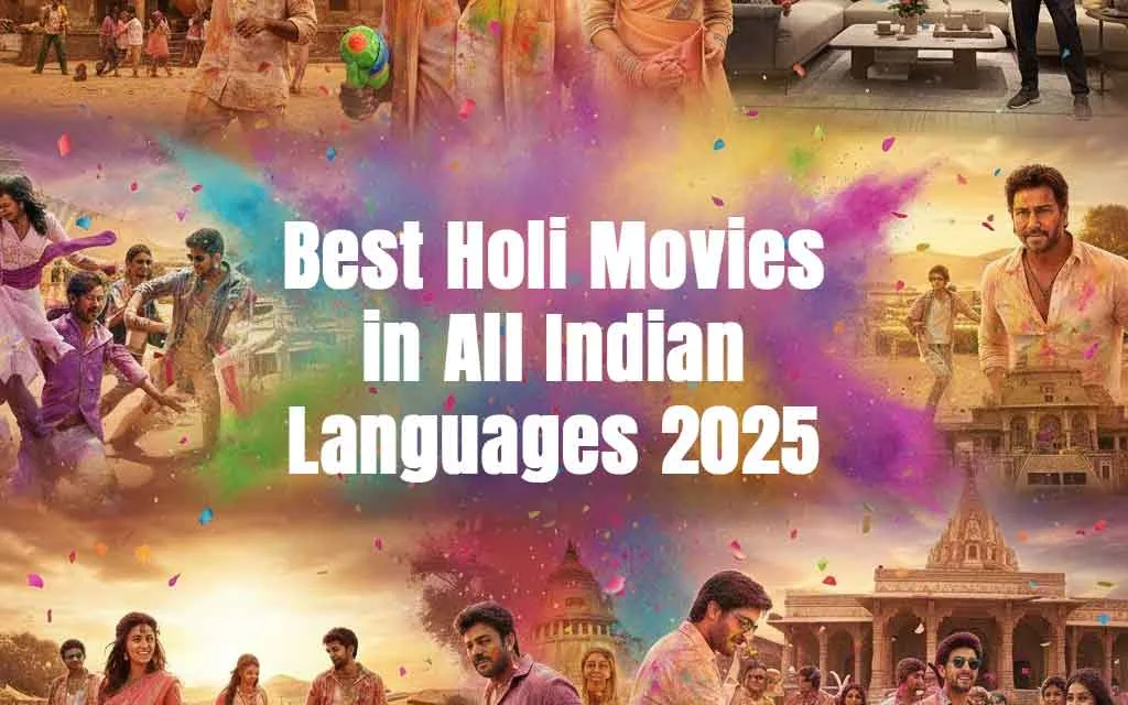 Best Holi Movies in All Indian Languages 2025 | Hindi, Telugu, Tamil, Bengali, Marathi, Kannada, Odia & More | HinduTone.com