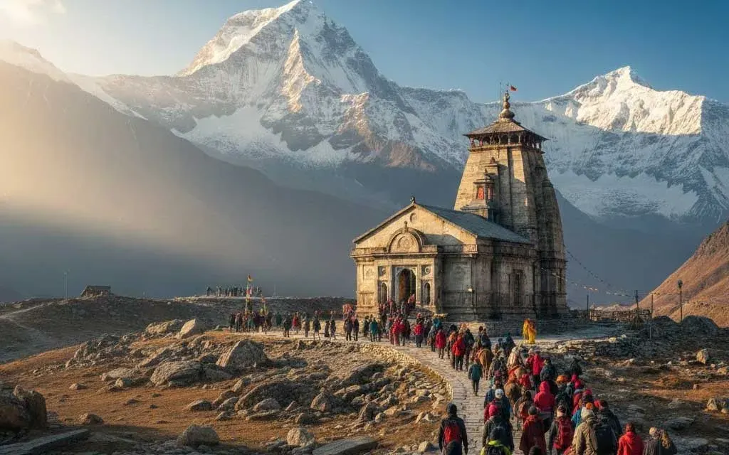 Kedarnath in winter
