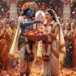 Radha Krishna and Holi