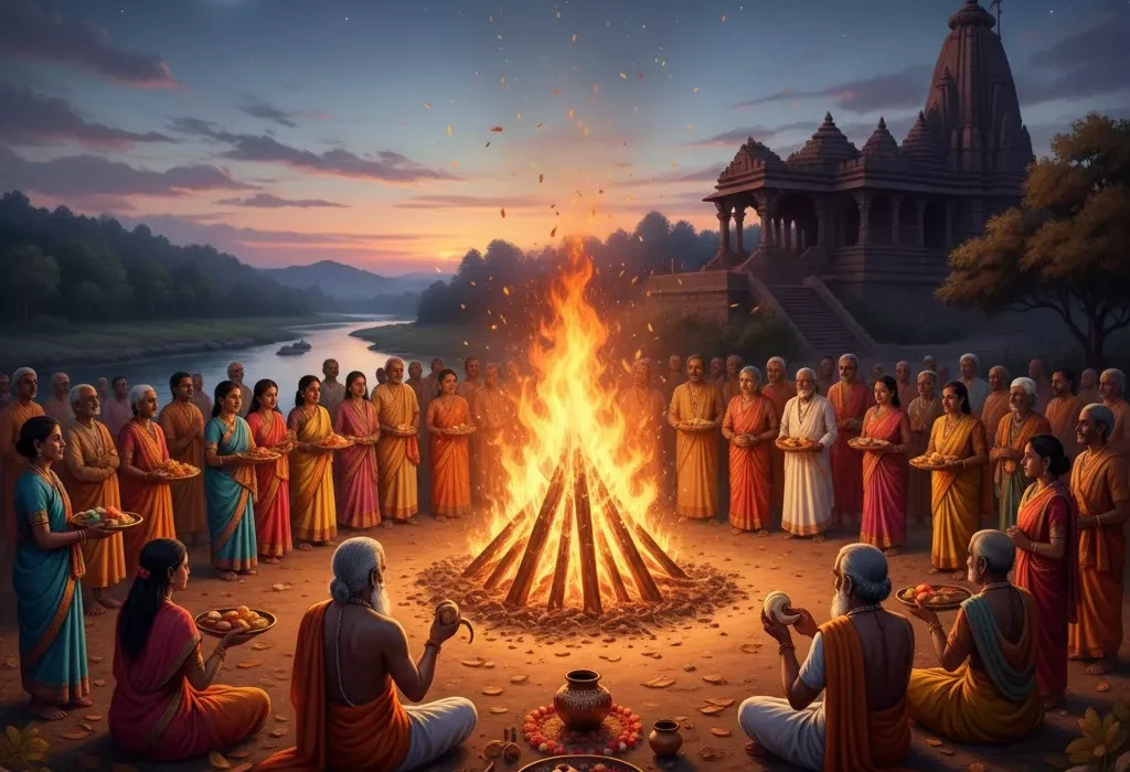 Holika Dahan 2026 Muhurat & Mantra: How to Perform in Phalguna Maas for Protection & Prosperity