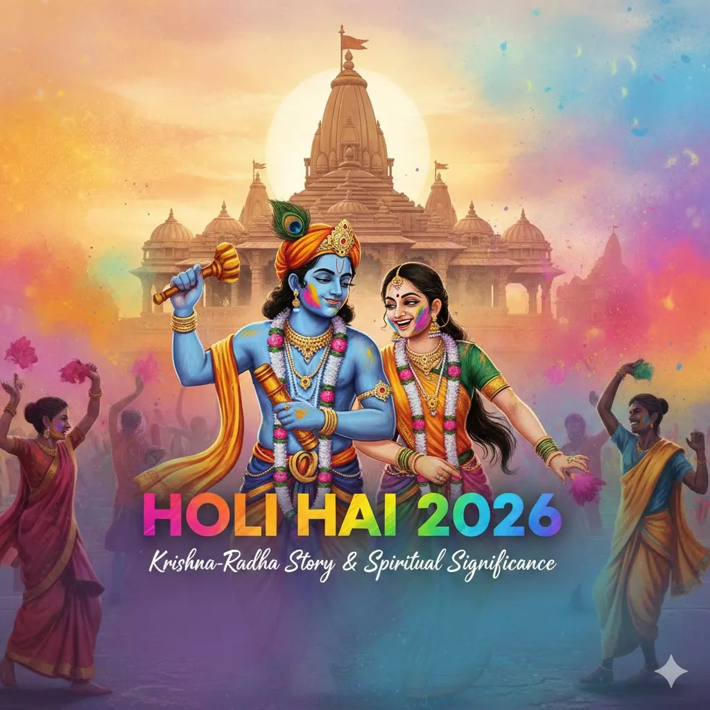 Holi Hai 2026: Krishna-Radha Story & Spiritual Significance