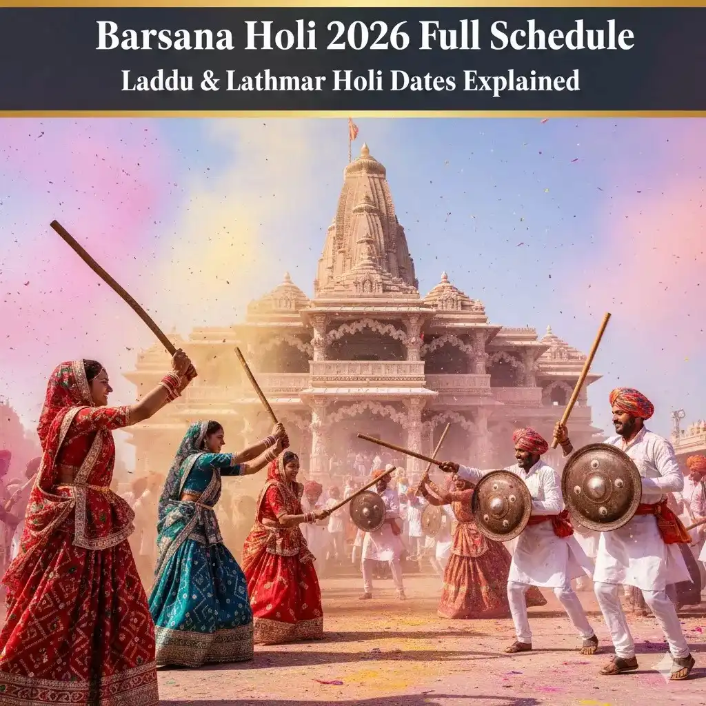 Barsana Holi 2026 Full Schedule: Laddu & Lathmar Holi Dates Explained
