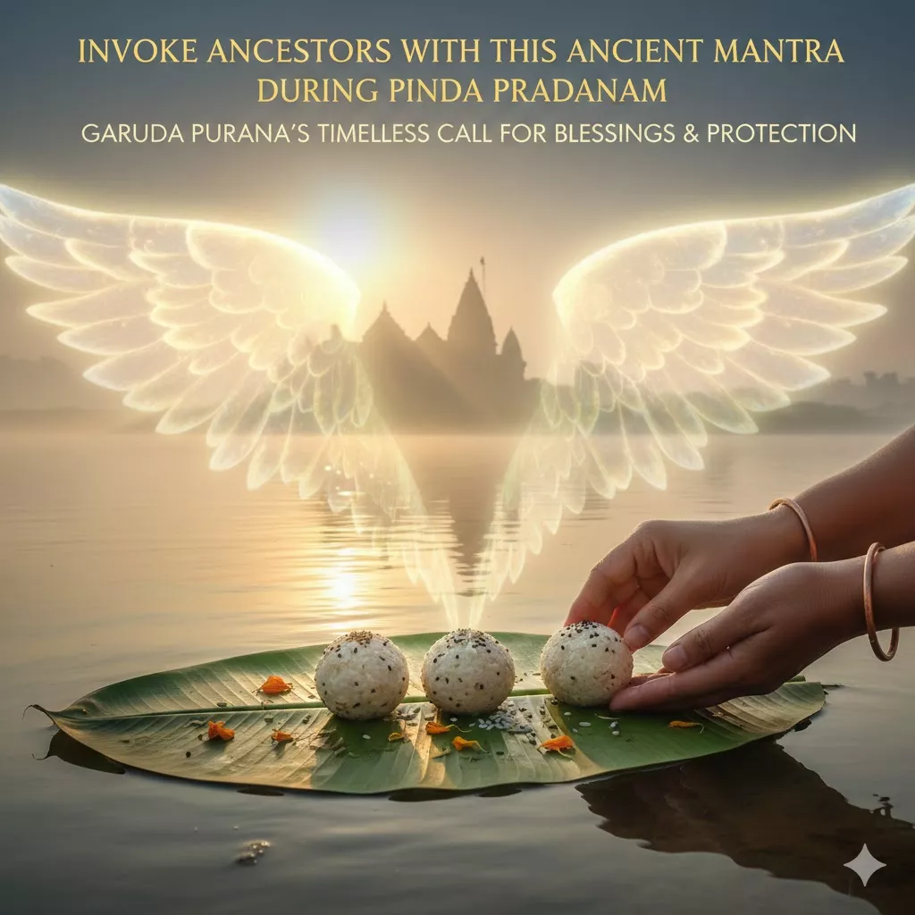 Invoke Ancestors with This Ancient Mantra During Pinda Pradanam – Garuda Purana’s Timeless Call for Blessings & Protection