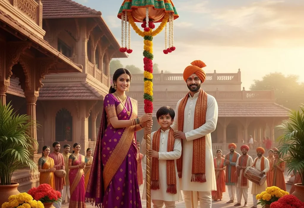 Gudi Padwa 2026: Marathi New Year Date, Gudi Hoisting, Rituals, Significance & Shubhechha