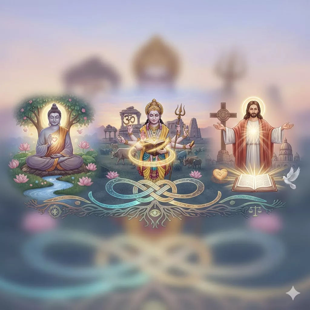 Buddhism vs Hinduism vs Christianity – Compassion & Truth