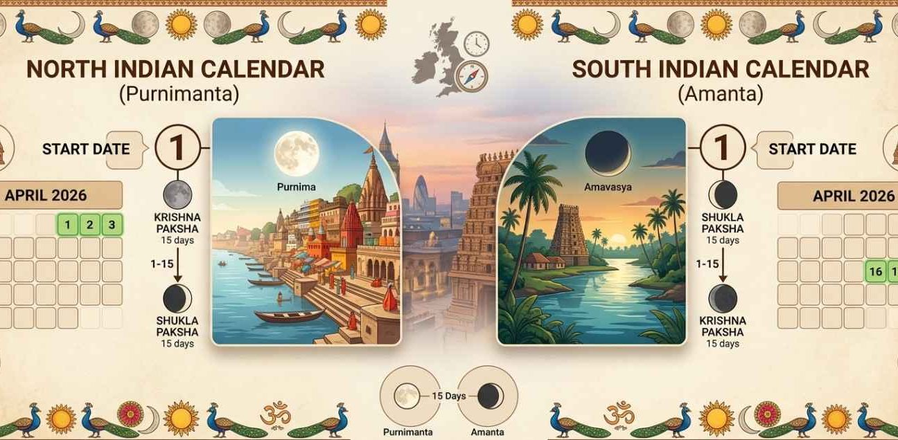 Vaishakha Masam 2026 Start Date in UK: North vs South Indian Calendar Comparison