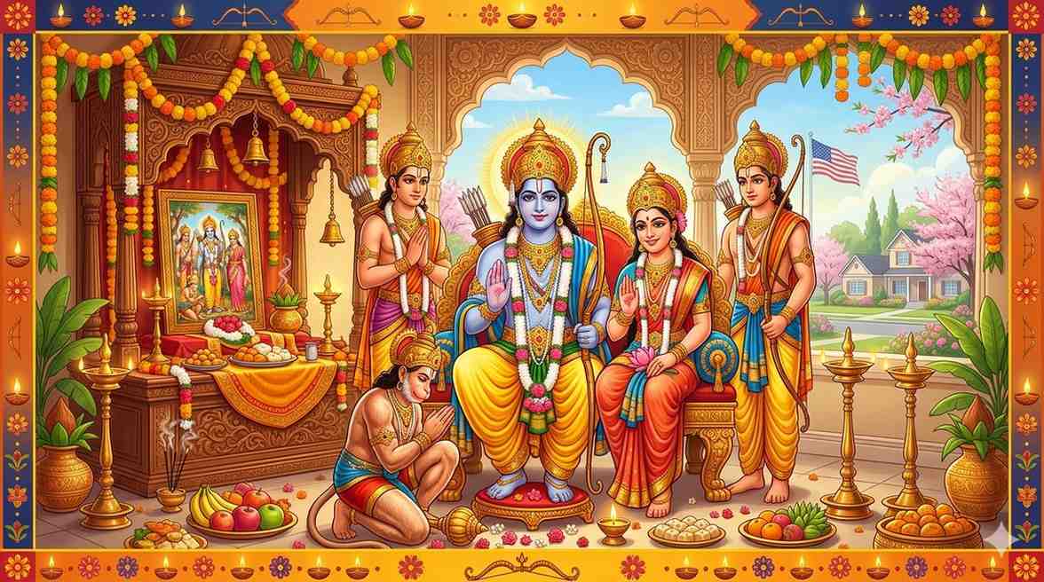 Ram Navami 2026 in the USA: Date, Puja Timings & Simple Home Ritual Guide — Sri Ram Navami