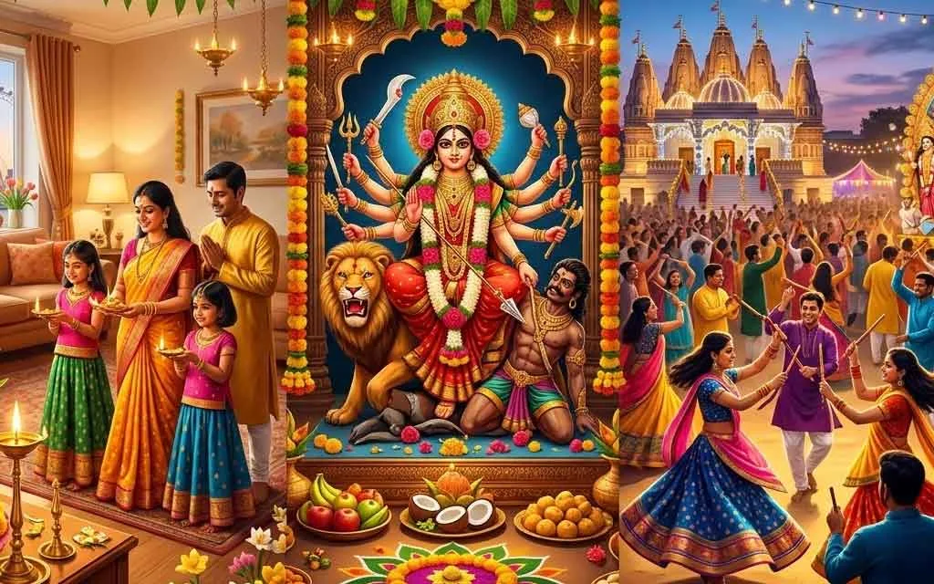 Navaratri 2026: A Complete Guide for Hindus in the UK – Dates, Poojas, Significance & Celebration Tips — Navratri