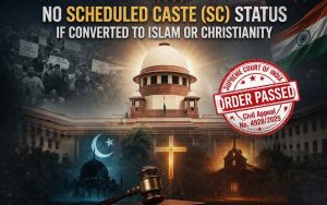 No Scheduled Caste status if converted to Islam, Christianity