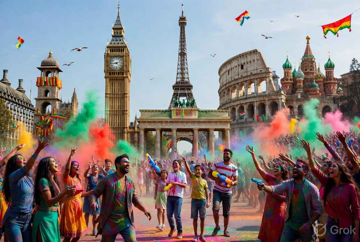 Safe Holi Celebrations Across Europe 2026: Country-Wise Guide for the Hindu & Indian Diaspora Amid Global Uncertainties