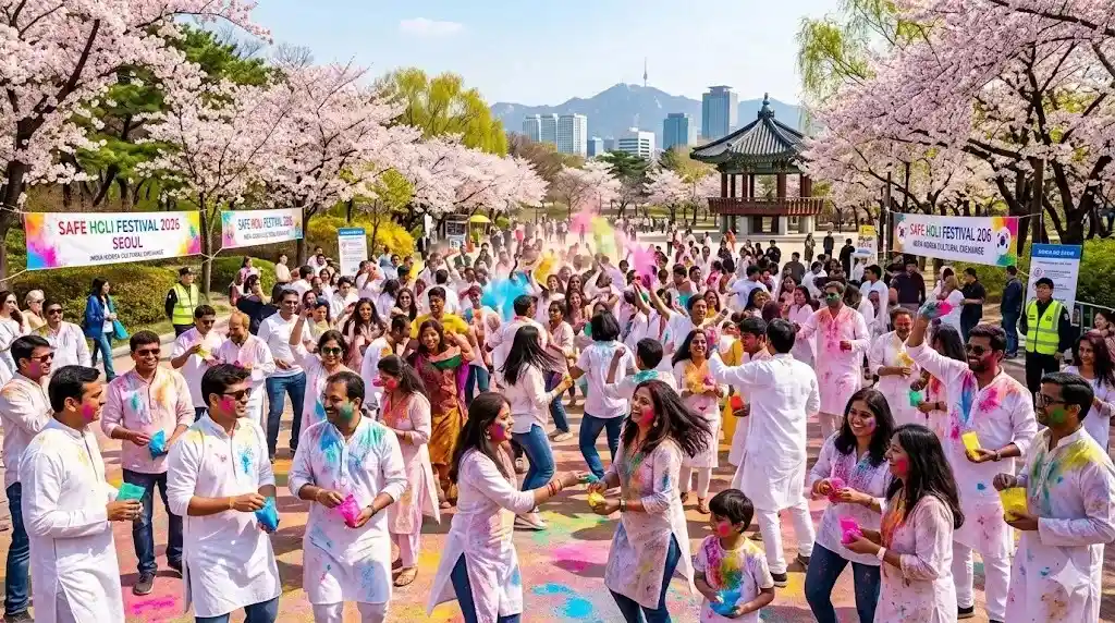 Safe Holi Celebrations in South Korea 2026: Practical Tips and Major Events for the Indian & Hindu Diaspora Amid Global Uncertainties