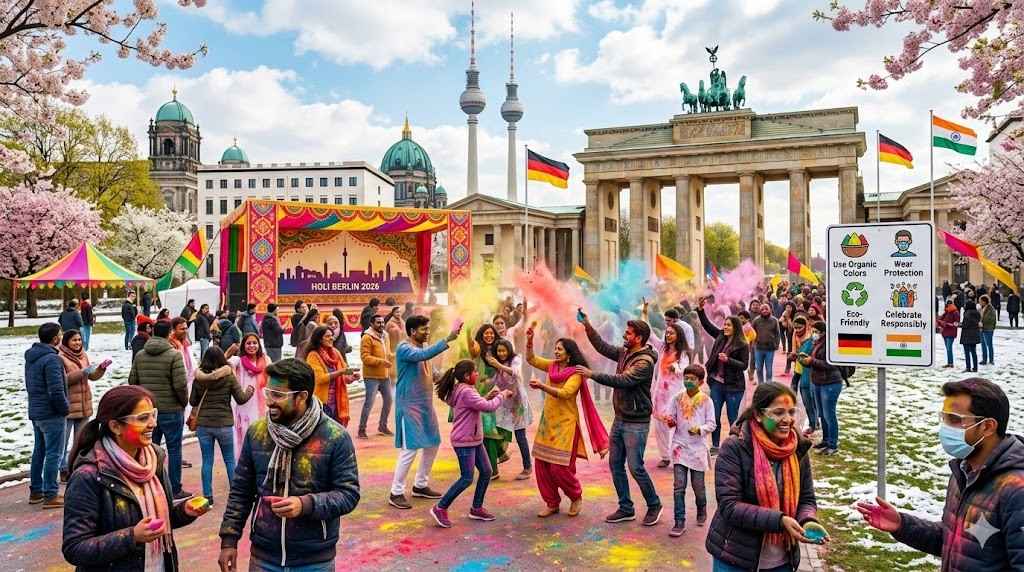 Safe Holi Celebrations in Germany 2026: Focus on Berlin and Nationwide Tips for the Hindu & Indian Diaspora Amid Global Uncertainties