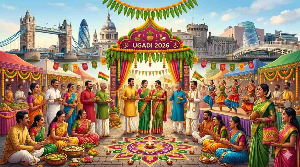Ugadi Celebrations in the UK & Ireland: City-Wise Guide for Indian Diaspora & NRIs – 2026 Edition