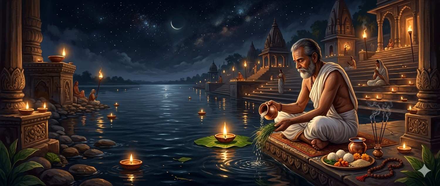 Amavasya Rituals & Mantras (New Moon Day Complete Guide)