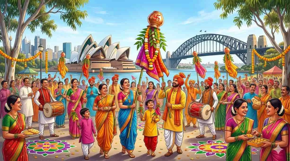 Marathi New Year (Gudi Padwa) Celebrations in Australia: Comprehensive Guide for Marathi Diaspora – 2026 Edition — Festivals