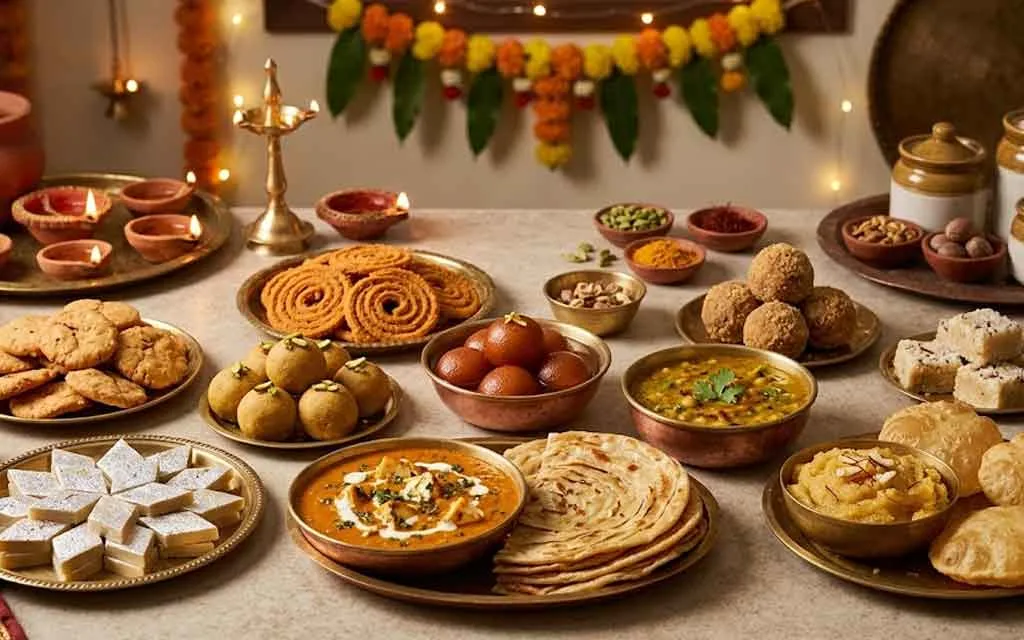 Diwali 2026 — 5-Day Day-Wise Festival Recipes — Recipes