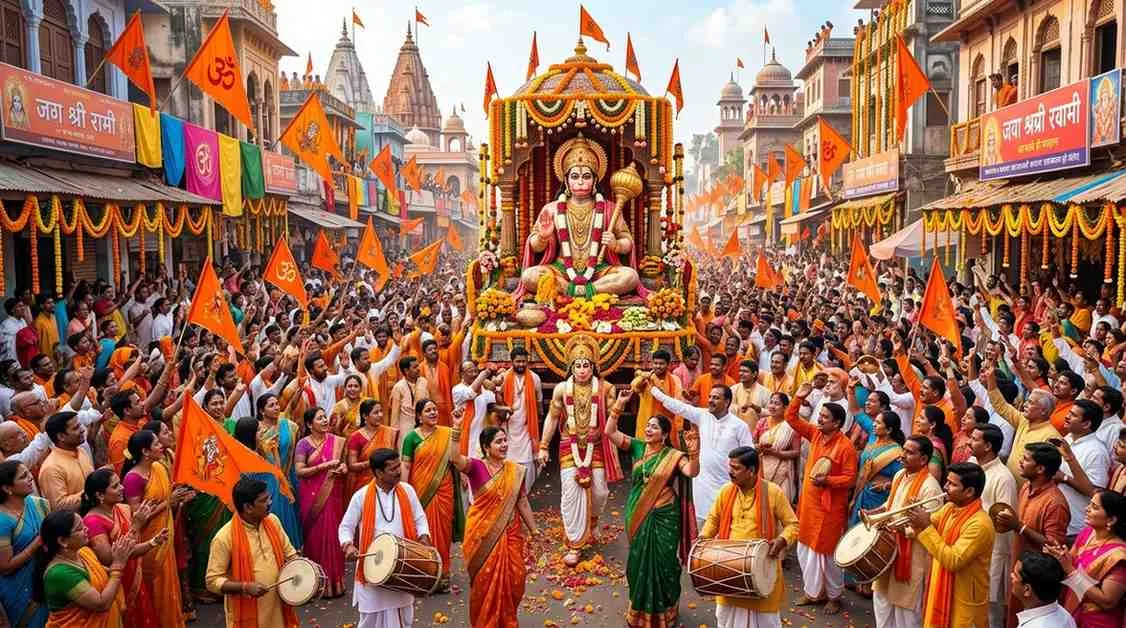 India and Global Hindu Diaspora Joyously Celebrate Hanuman Jayanti 2026 with Devotion and Grand Processions — Hindu Gods