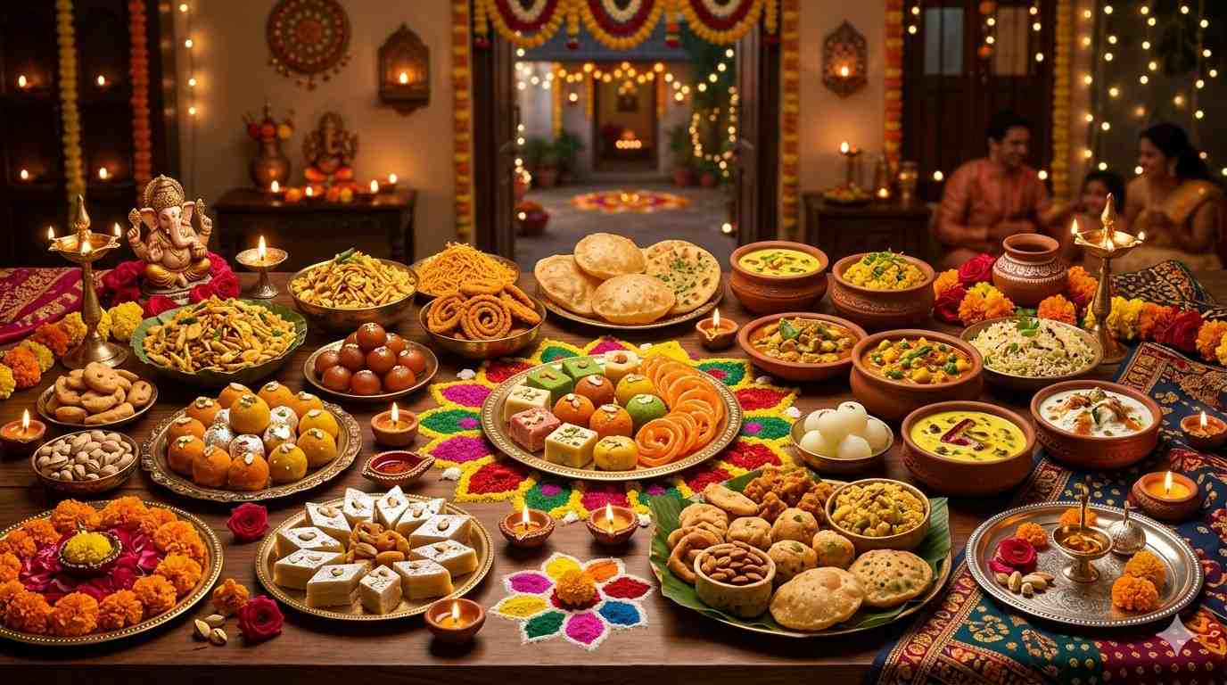 Diwali 2026 Recipes — 35+ Traditional Sweets, Snacks & Festive Dishes
