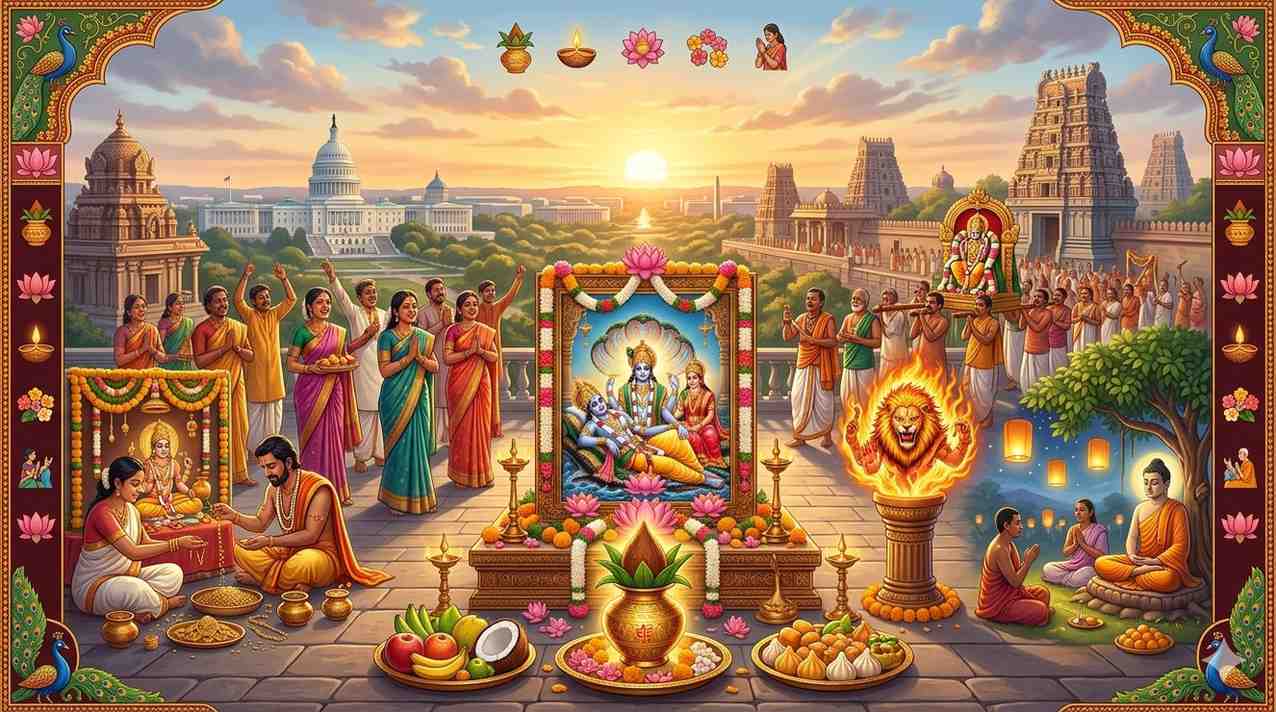 Vaishaka Masam Festivals 2026: Complete Guide with Dates, Importance & Rituals for Hindu Devotees in USA