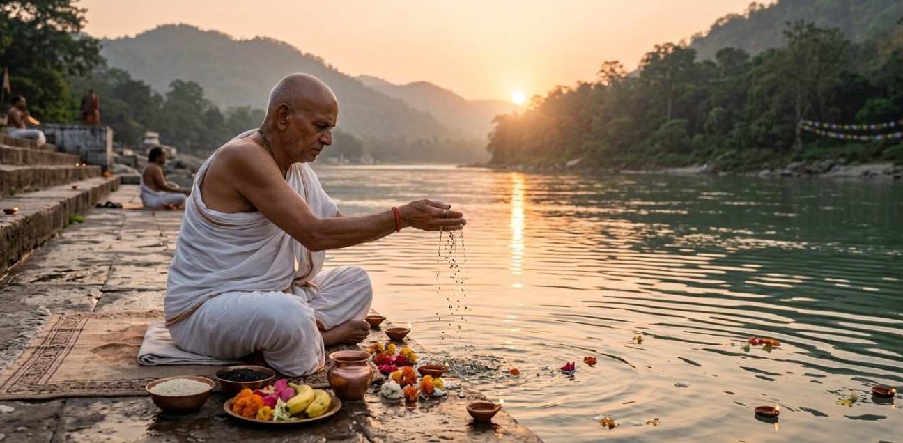 Pitru Tarpan Vidhi — Complete Ancestral Offering Guide