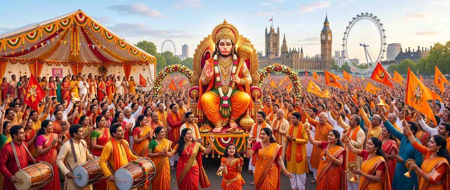 Hanuman Jayanti 2026 in UK: Indian Diaspora Celebrates Bajrangbali with Grand Devotion and Vibrant Community Events