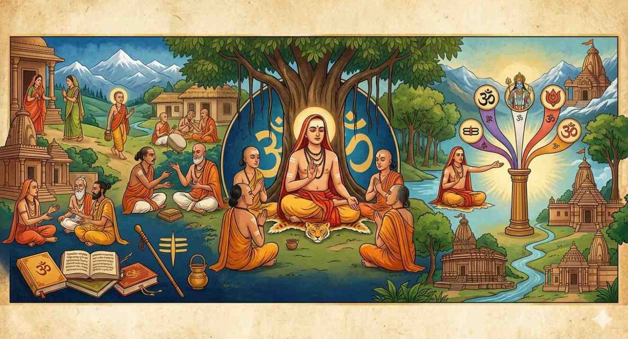 Adi Shankaracharya – Life, Philosophy, Teachings & The Saint Who Saved Sanatan Dharma