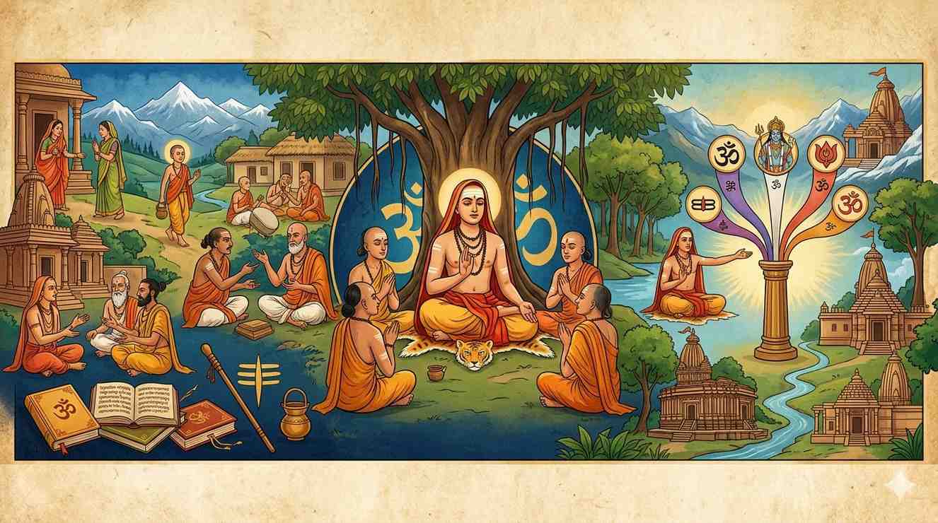 Adi Shankaracharya – Life, Philosophy, Teachings & The Saint Who Saved Sanatan Dharma