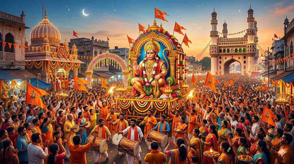 Hanuman Jayanti 2026 Celebrations in Hyderabad: Grand Processions, Sacred Temples & Devotional Vibes