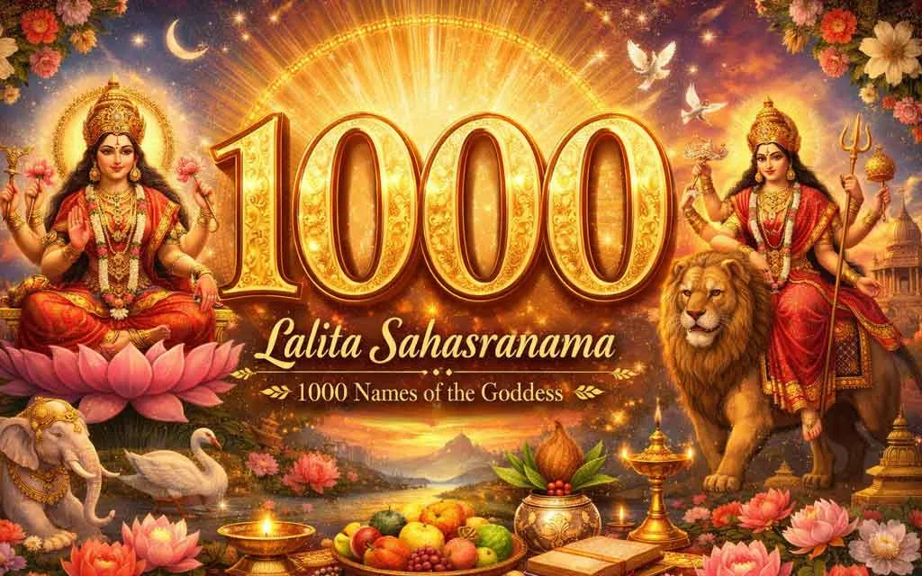 Lalita Sahasranama — 1000 Names of the Goddess: Complete Guide, Meaning & Benefits — Pooja, Slokas and Mantras
