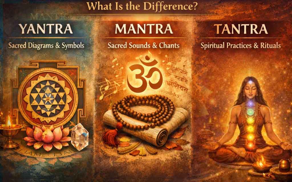 Yantra vs Mantra vs Tantra