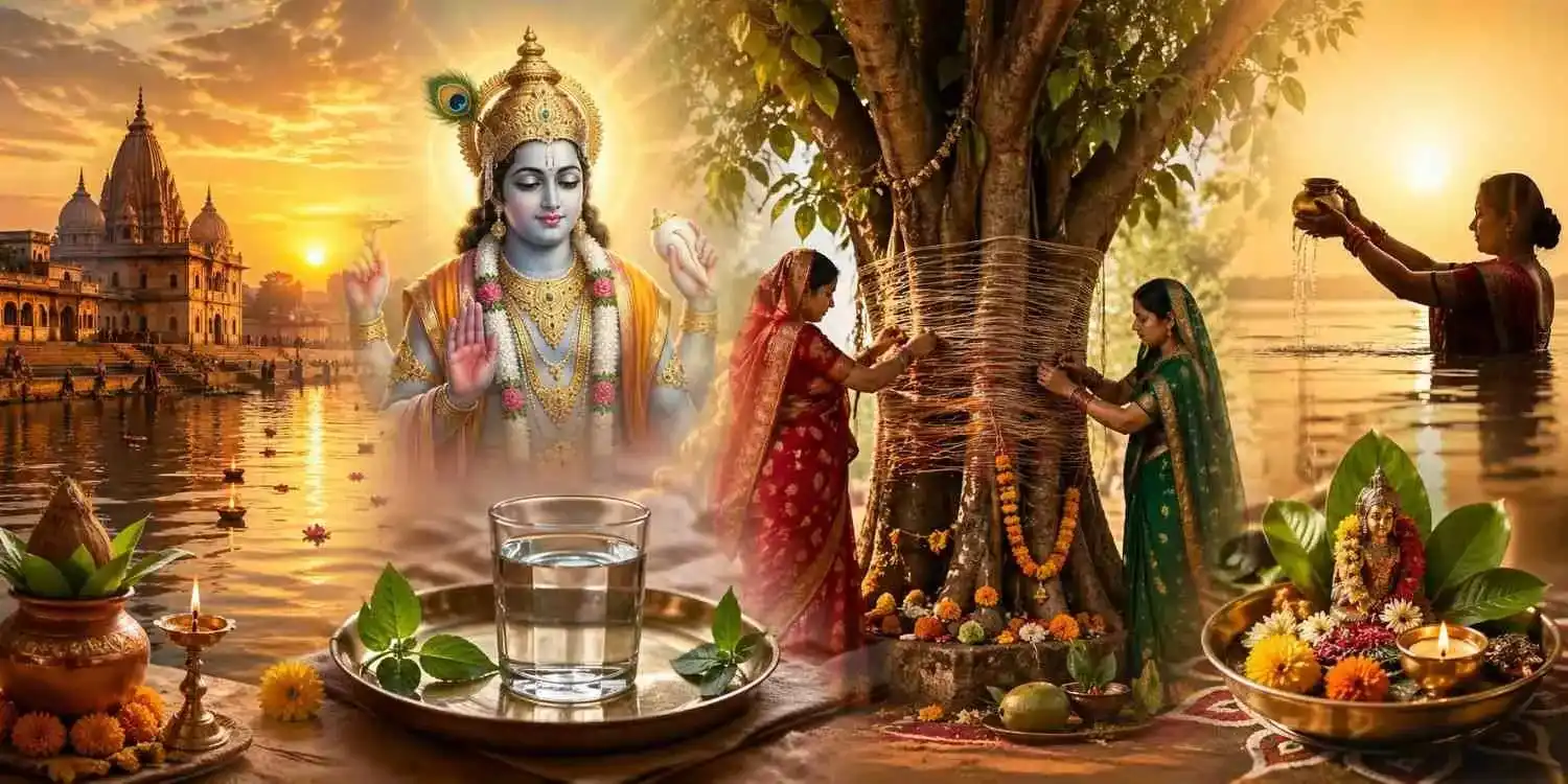 Top 5 Festivals in Jyestha Masam 2026 and Their Profound Spiritual Secrets: Nirjala Ekadashi, Vat Savitri Vrat & More — Festivals