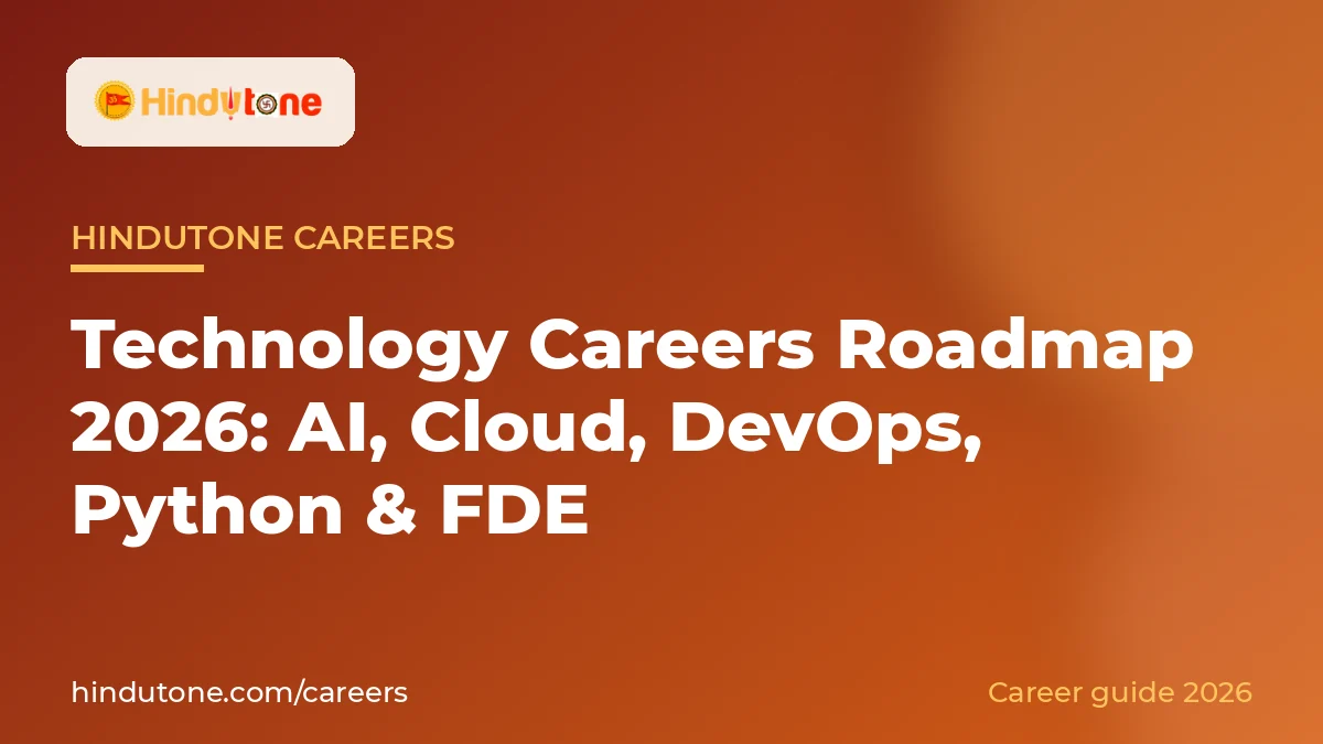 Technology Careers Roadmap 2026: AI, Cloud, DevOps, Python & FDE — Careers